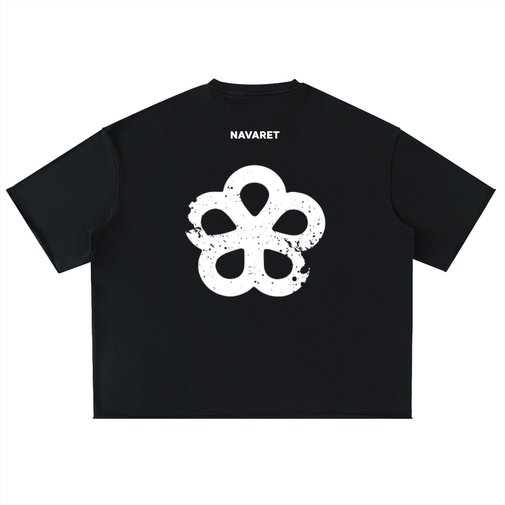 WATCH ME Oversized 320 GSM Premium Tee - NAVARET
