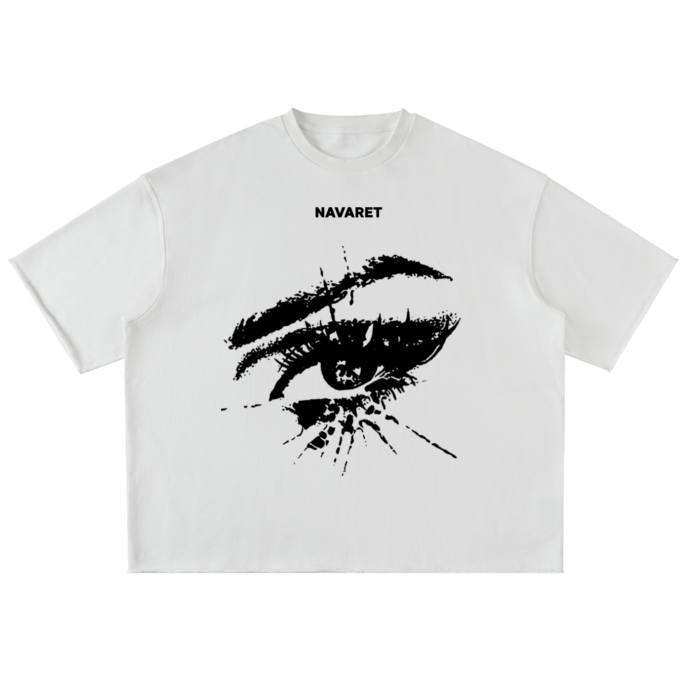 WATCH ME Oversized 320 GSM Premium Tee - NAVARET