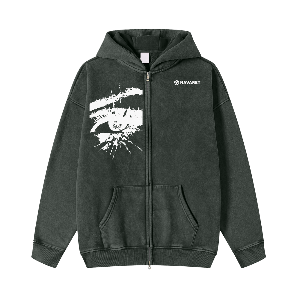 Classic Street Zip Hoodie 360 GSM - NAVARET