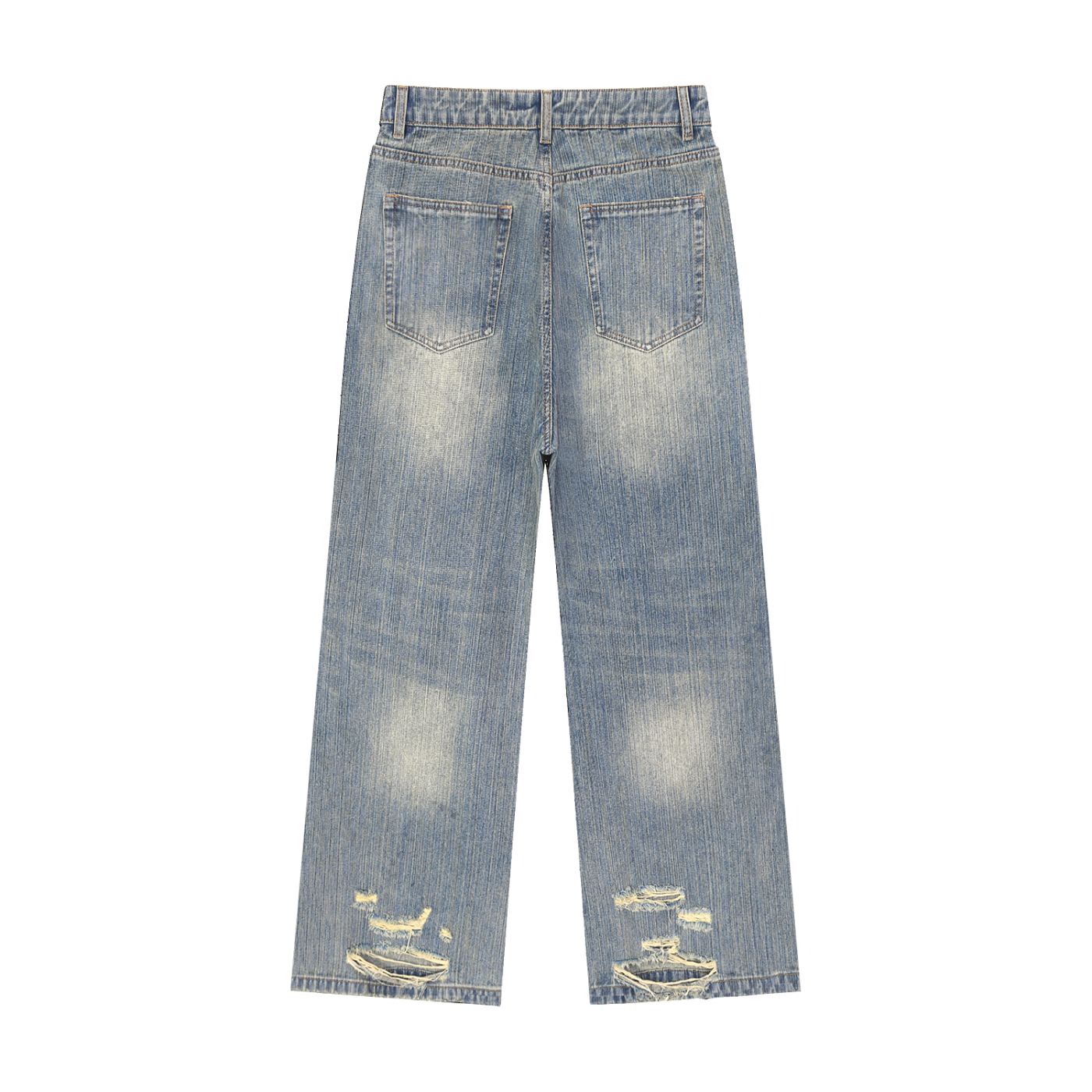 THE SOVEREIGN TROUSER VINTAGE DISTRESSED DENIM JEANS