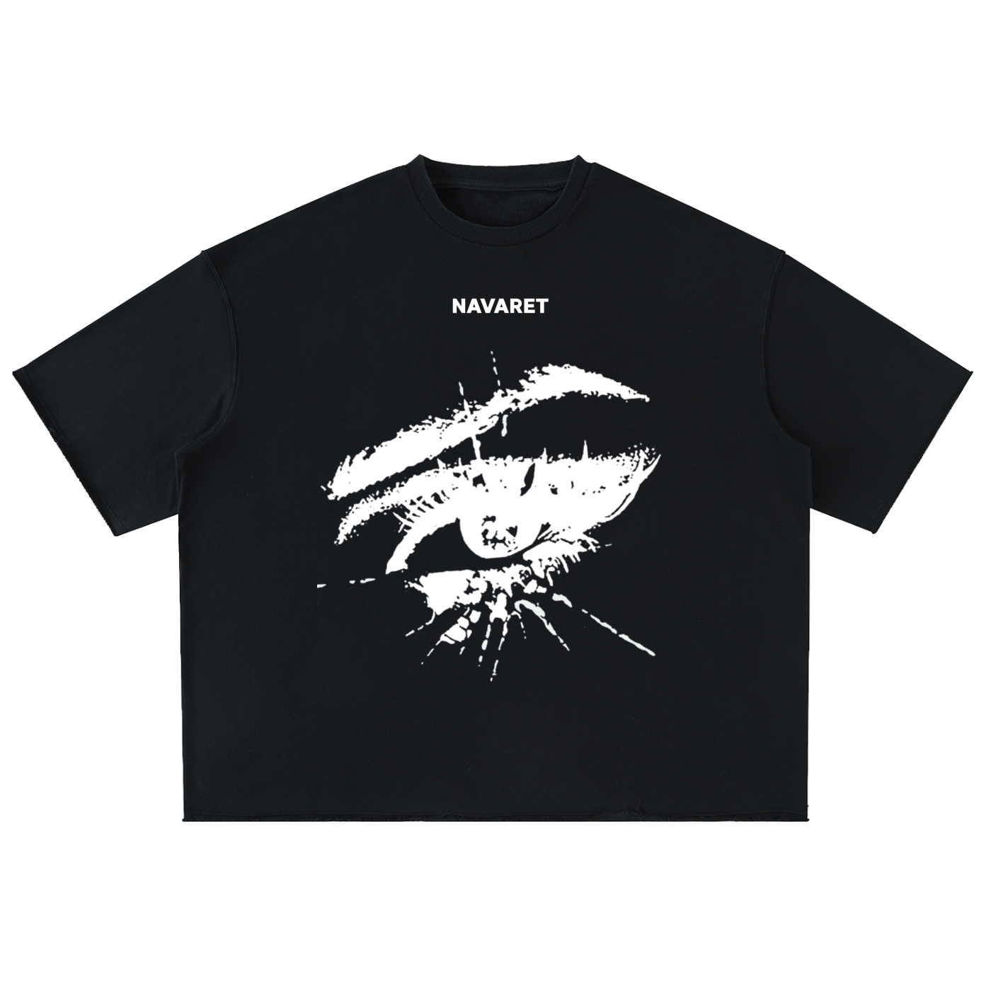 WATCH ME Oversized 320 GSM Premium Tee - NAVARET