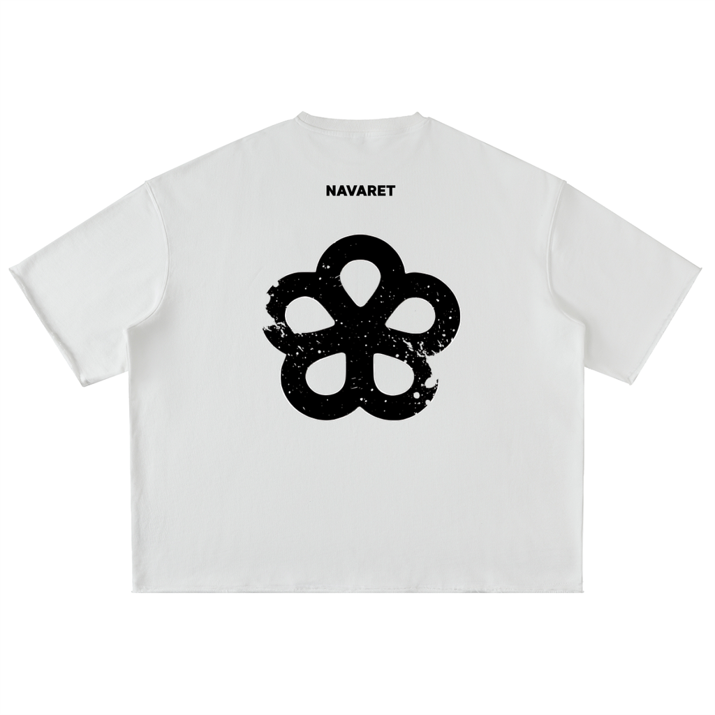 WATCH ME Oversized 320 GSM Premium Tee - NAVARET